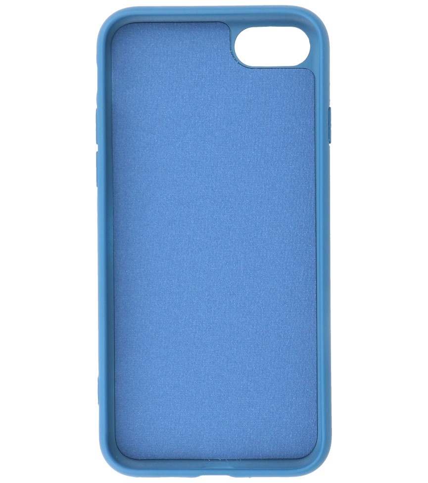 2.0mm Dikke Fashion Color TPU Hoesje voor iPhone SE 2020 / 8 / 7 Navy