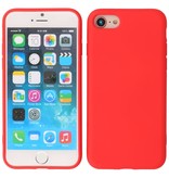 2.0mm Thick Fashion Color TPU Case for iPhone SE 2020/8/7 Red