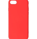 2,0 mm dicke Modefarbe TPU Hülle für iPhone SE 2020/8/7 Rot