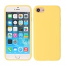 Coque en TPU couleur mode épaisse de 2,0 mm pour iPhone SE 2020/8/7 jaune