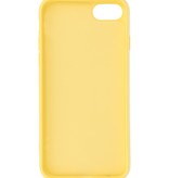 2.0mm Thick Fashion Color TPU Case for iPhone SE 2020/8/7 Yellow