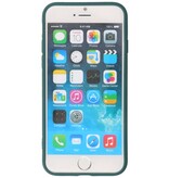 2,0 mm tyk mode farve TPU taske til iPhone SE 2020/8/7 mørkegrøn