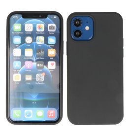 Carcasa de TPU de color de moda de 2.0 mm de espesor para iPhone 12 Mini Negro