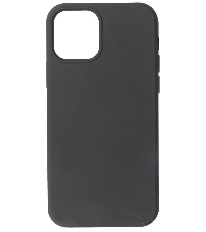 2.0mm Thick Fashion Color TPU Case for iPhone 12 Mini Black