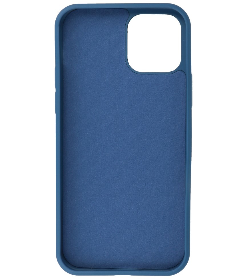 2,0 mm dicke Modefarbe TPU Hülle für iPhone 12 Mini Navy