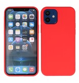 2,0 mm tyk mode farve TPU taske til iPhone 12 Mini Rød
