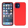 Custodia in TPU colore moda spessa 2,0 mm per iPhone 12 Mini rossa