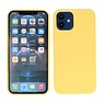 2,0 mm Thick Fashion Color TPU Hülle für iPhone 12 Mini Yellow