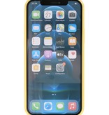 Carcasa de TPU de color de moda de 2.0 mm de espesor para iPhone 12 Mini Amarillo