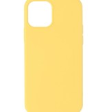 2.0mm Thick Fashion Color TPU Case for iPhone 12 - 12 Pro Yellow