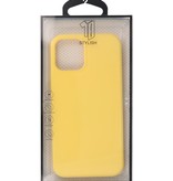 2.0mm Thick Fashion Color TPU Case for iPhone 12 - 12 Pro Yellow