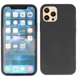 2,0 mm dicke Modefarbe TPU Hülle für iPhone 12 Pro Max Schwarz