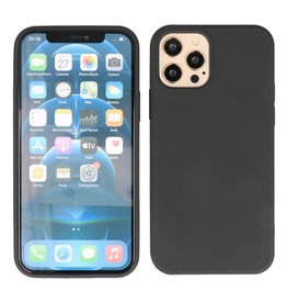 Coque en TPU Fashion Color de 2,0 mm d'épaisseur pour iPhone 12 Pro Max Noir