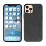 Carcasa de TPU de color de moda de 2,0 mm de grosor para iPhone 12 Pro Max, negro