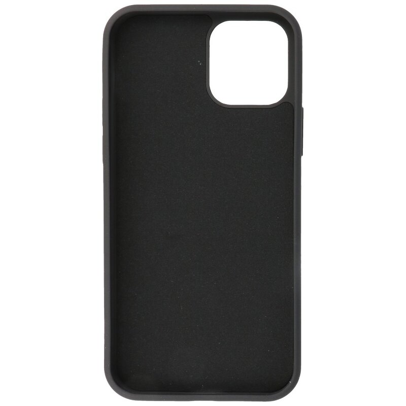 2,0 mm tyk mode farve TPU taske til iPhone 12 Pro Max sort