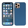 Coque en TPU couleur mode épaisse de 2,0 mm pour iPhone 12 Pro Max Navy