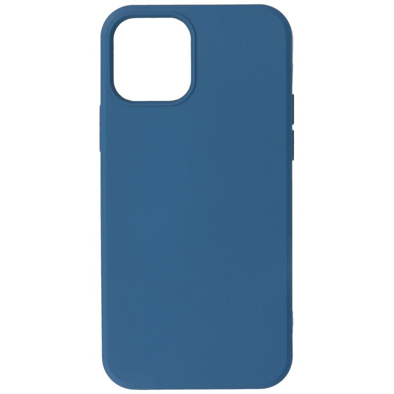 Coque en TPU Fashion Color de 2,0 mm d'épaisseur pour iPhone 12 Pro Max Navy