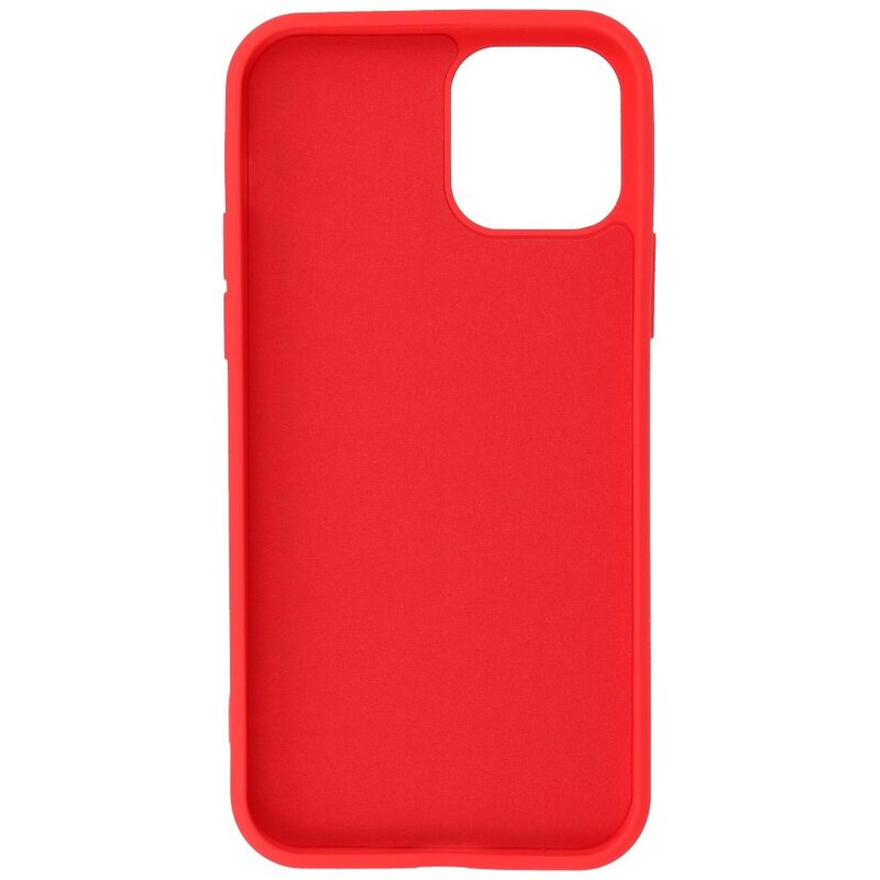 2,0 mm tyk mode farve TPU taske til iPhone 12 Pro Max rød