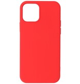 Coque en TPU Fashion Color de 2,0 mm d'épaisseur pour iPhone 12 Pro Max Rouge