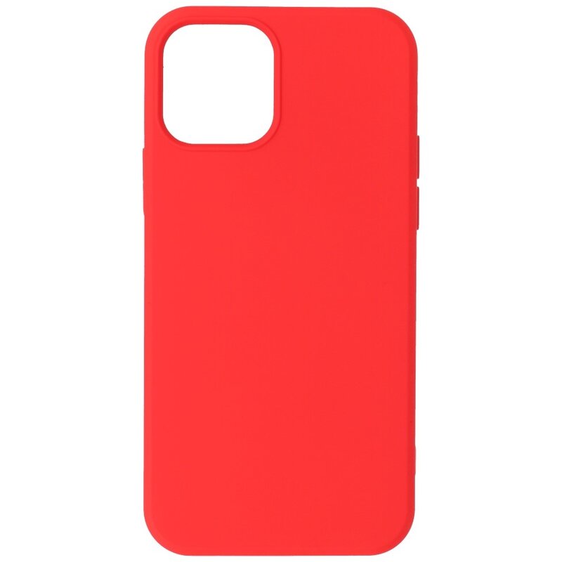 2,0 mm tyk mode farve TPU taske til iPhone 12 Pro Max rød