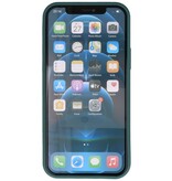 Custodia in TPU color moda spessa 2,0 mm per iPhone 12 Pro Max verde scuro