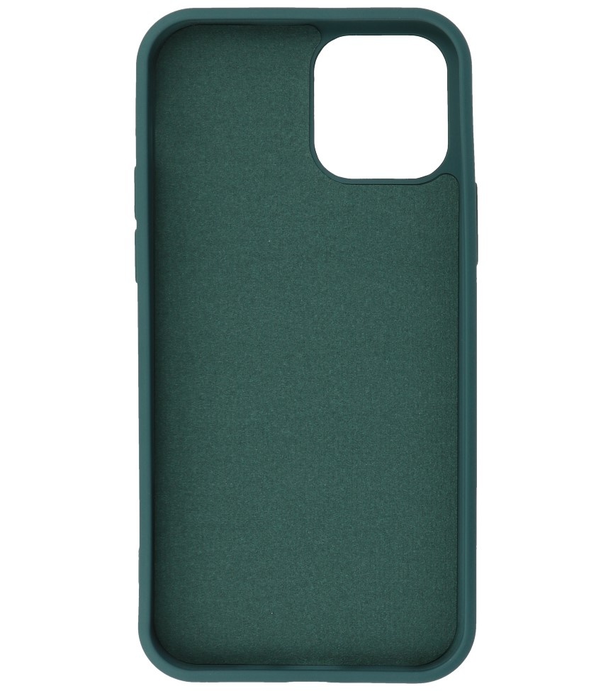 2.0mm Thick Fashion Color TPU Case for iPhone 12 Pro Max Dark Green