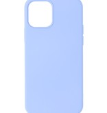 2,0 mm tyk mode farve TPU taske til iPhone 12 Pro Max Purple