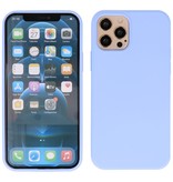 2,0 mm dicke Modefarbe TPU Hülle für iPhone 12 Pro Max Lila