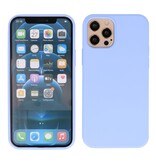 2,0 mm tyk mode farve TPU taske til iPhone 12 Pro Max Purple