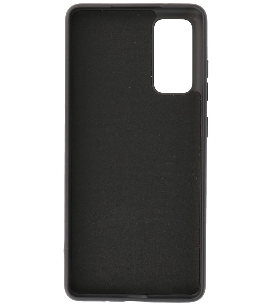 2,0 mm dicke Modefarbe TPU-Hülle für Samsung Galaxy S20 FE Schwarz