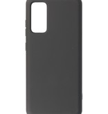 2.0mm Dikke Fashion Color TPU Hoesje voor Samsung Galaxy S20 FE Zwart