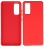 2.0mm Dikke Fashion Color TPU Hoesje voor Samsung Galaxy S20 FE Rood