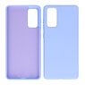 Coque en TPU couleur mode épaisse de 2,0 mm pour Samsung Galaxy S20 FE Violet