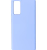 Coque en TPU Fashion Color de 2,0 mm d'épaisseur pour Samsung Galaxy S20 FE Violet