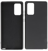 2.0mm Dikke Fashion Color TPU Hoesje voor Samsung Galaxy Note 20 Zwart