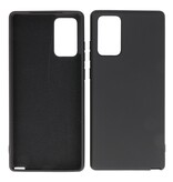 Estuche de TPU de color de moda de 2.0 mm de espesor para Samsung Galaxy Note 20 Negro