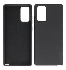 Carcasa De TPU De Color De Moda Gruesa De 2.0mm Para Samsung Galaxy Note 20 Negro