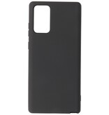 Estuche de TPU de color de moda de 2.0 mm de espesor para Samsung Galaxy Note 20 Negro