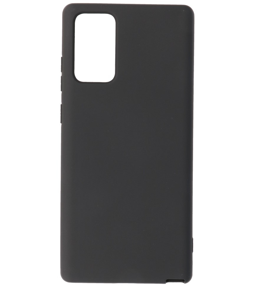 Coque en TPU Fashion Color de 2,0 mm d'épaisseur pour Samsung Galaxy Note 20 Noir