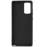 Estuche de TPU de color de moda de 2.0 mm de espesor para Samsung Galaxy Note 20 Negro