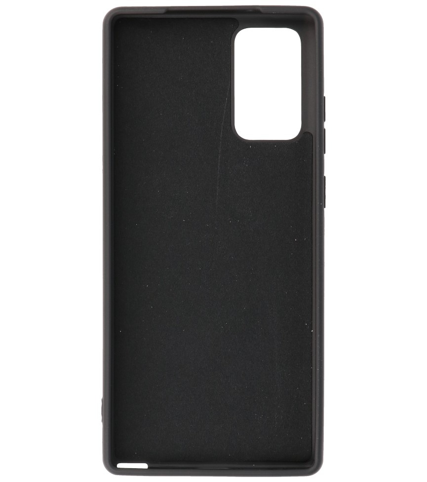 2.0mm Thick Fashion Color TPU Case for Samsung Galaxy Note 20 Black