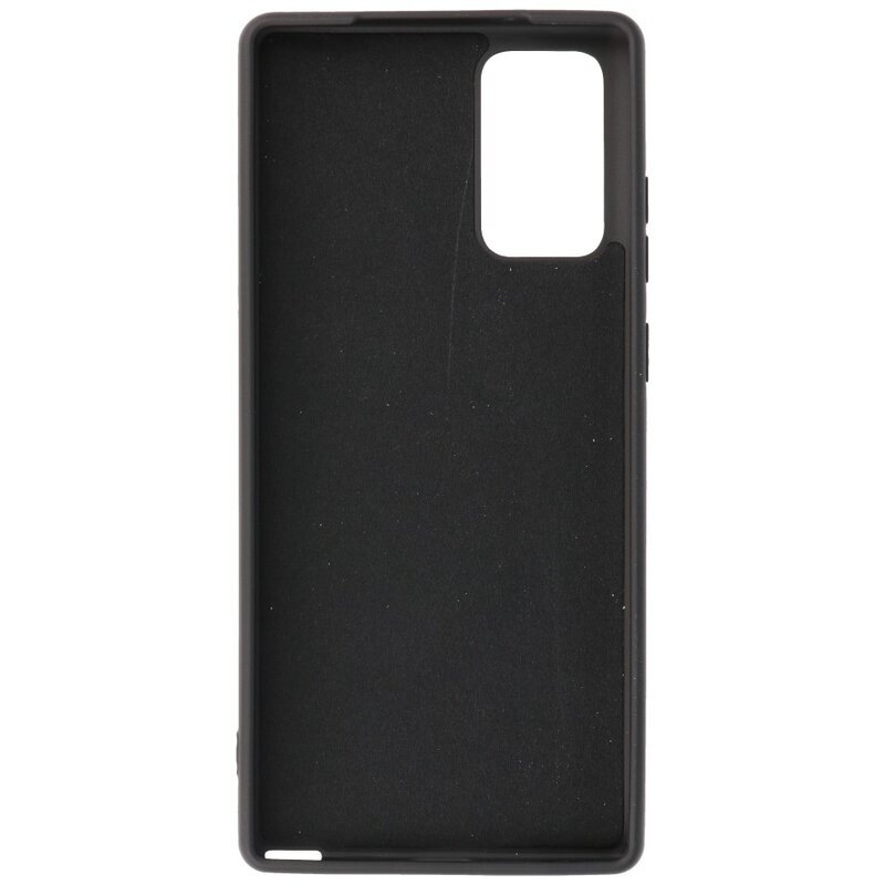 Estuche de TPU de color de moda de 2.0 mm de espesor para Samsung Galaxy Note 20 Negro