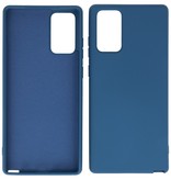 Custodia in TPU di colore moda spesso 2,0 mm per Samsung Galaxy Note 20 Navy
