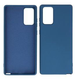 Coque en TPU couleur mode épaisse de 2,0 mm pour Samsung Galaxy Note 20 Marine