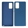 2,0 mm tyk mode farve TPU taske Samsung Galaxy Note 20 Navy