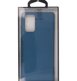 2.0mm Dikke Fashion Color TPU Hoesje voor Samsung Galaxy Note 20 Navy