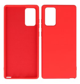 2.0mm Dikke Fashion Color TPU Hoesje Samsung Galaxy Note 20 Rood