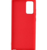 Custodia in TPU color moda spessa 2,0 mm per Samsung Galaxy Note 20 rosso