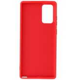 2,0 mm dicke Modefarbe TPU-Hülle für Samsung Galaxy Note 20 Red