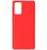 2,0 mm tyk mode farve TPU taske til Samsung Galaxy Note 20 Rød
